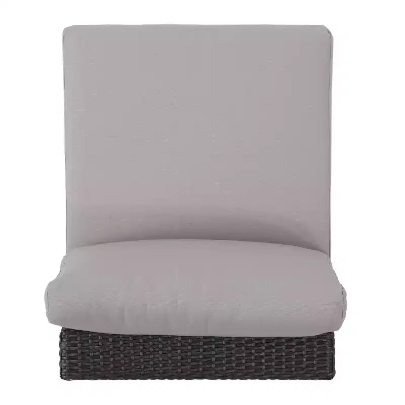 Christopher Knight Home Santa Rosa 5-delige loungeset van riet voor buiten, V-vormig, grijs/lichtgrijs