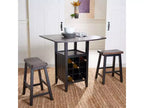 Casey 3 Piece Drop Leaf Pub Set - AMH8504 - Safavieh Couture