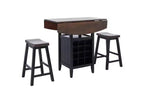 Casey 3 Piece Drop Leaf Pub Set - AMH8504 - Safavieh Couture