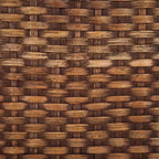 Armless Side Chair Set of 2 - Mango Wood & Rattan
