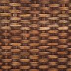 Armless Side Chair Set of 2 - Mango Wood & Rattan