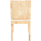 Cane Dining Chair with Cushion, Set of 2