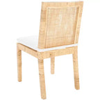 Cane Dining Chair with Cushion, Set of 2