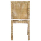 Cane Dining Chair with Cushion, Set of 2