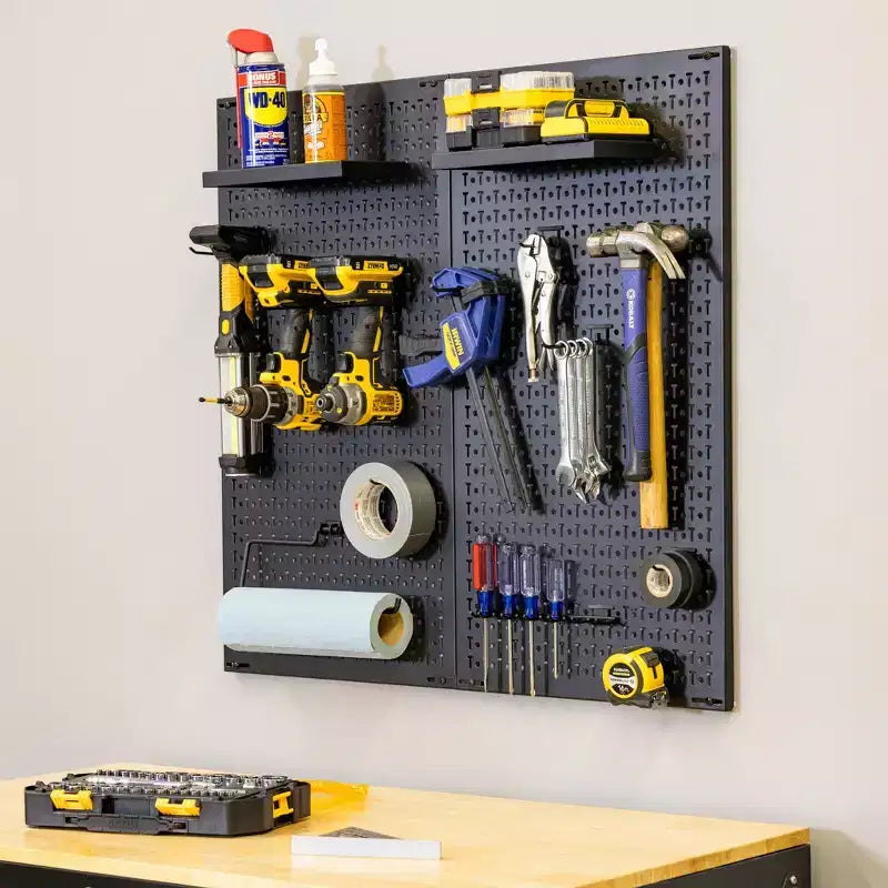 StoreYourBoard 34 x 32 Pristine Pegboard | 13 Attachments