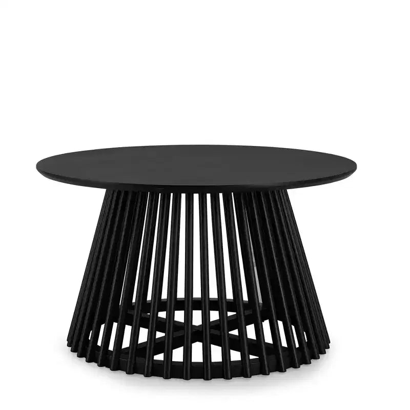 31.5 in. Round Wood Coffee Table