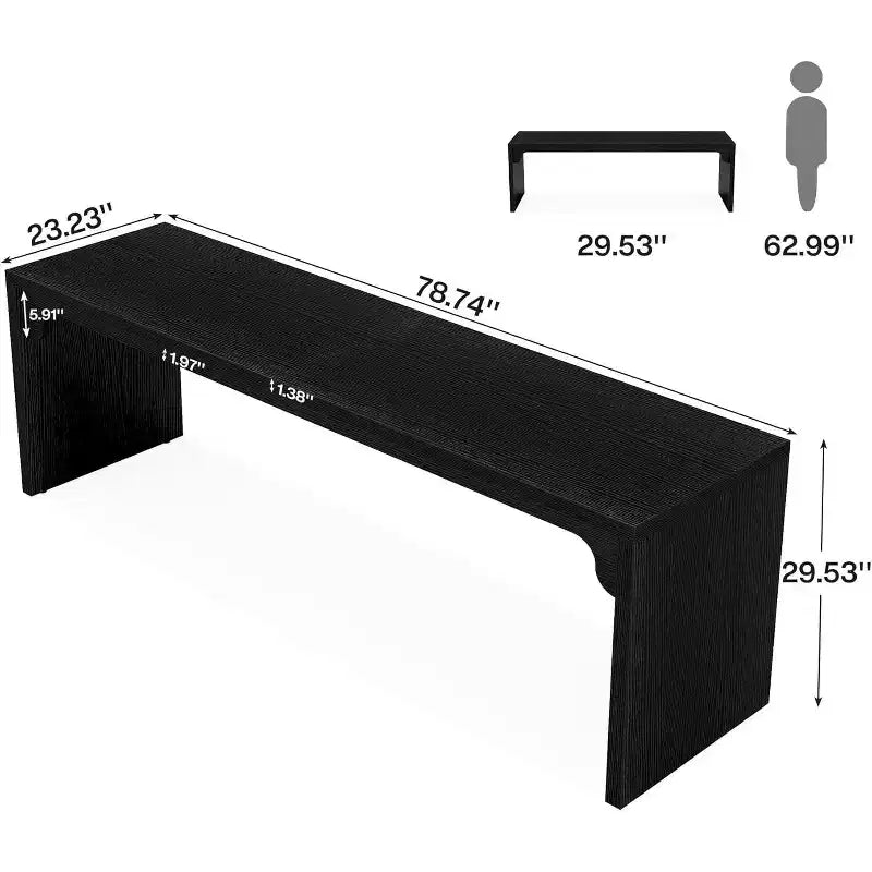 78.7-Inch Double Computer Desk for Home Office