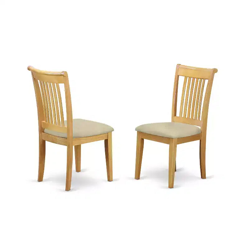 Oak Butterfly Leaf Dining Set Mid-Century Style 12345