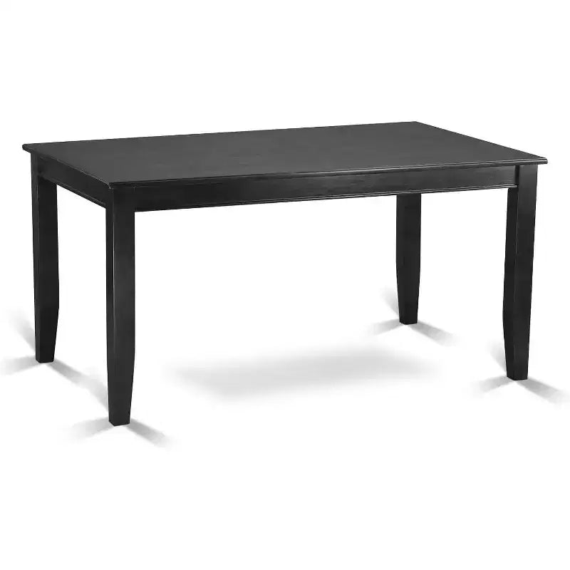 HomeStock 5 Piece Dining Set Black Table & 4 Chairs Modern Style 36x60