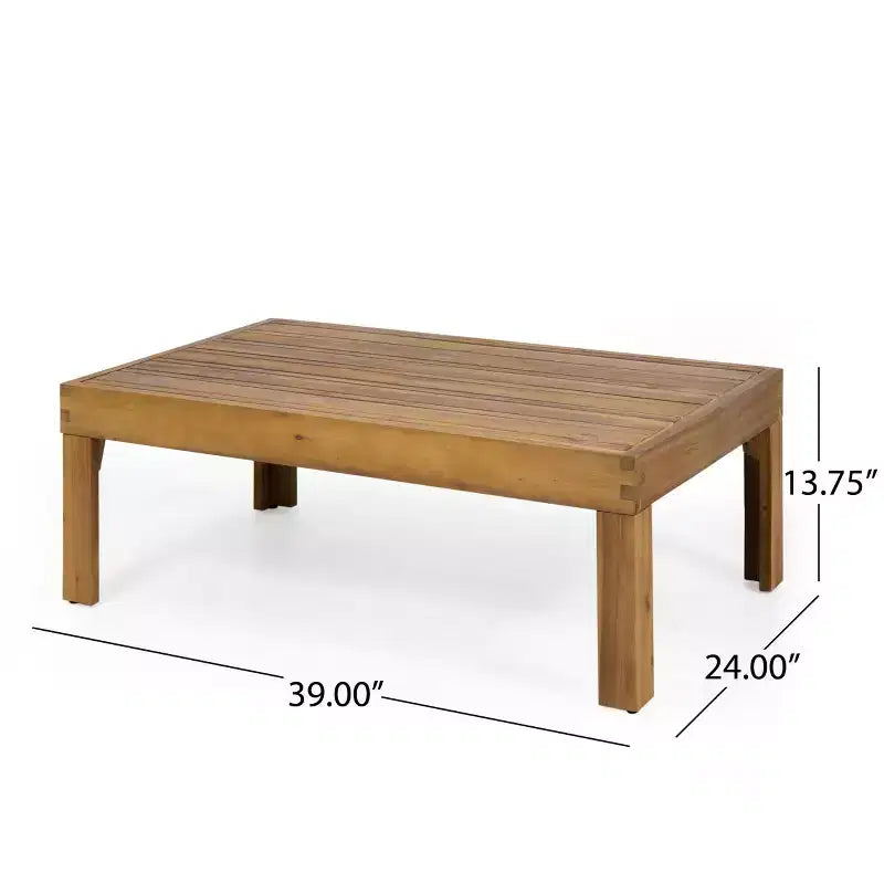 Tuinmeubelset voor buiten, loungeset van acaciahout met rieten accentstoelen, loveseat en salontafel - Merax