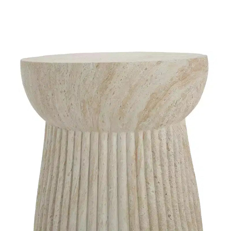 Christopher Knight Home Tito 2-delige tuinset van acaciahout en beton met bijzettafel