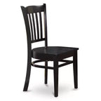 HomeStock Belmont 5-delige Keukentafel- en Stoelenset, Inclusief Ronde Eetkamertafel, Voetstuk, 4 Stoelen met Zittingen van Massief Hout, 42x42 Inch, Linnenwit