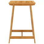 vidaXL Outdoor Bar Set Natural wood Solid acacia wood One size Durable
