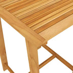 vidaXL Outdoor Bar Set Natural wood Solid acacia wood One size Durable