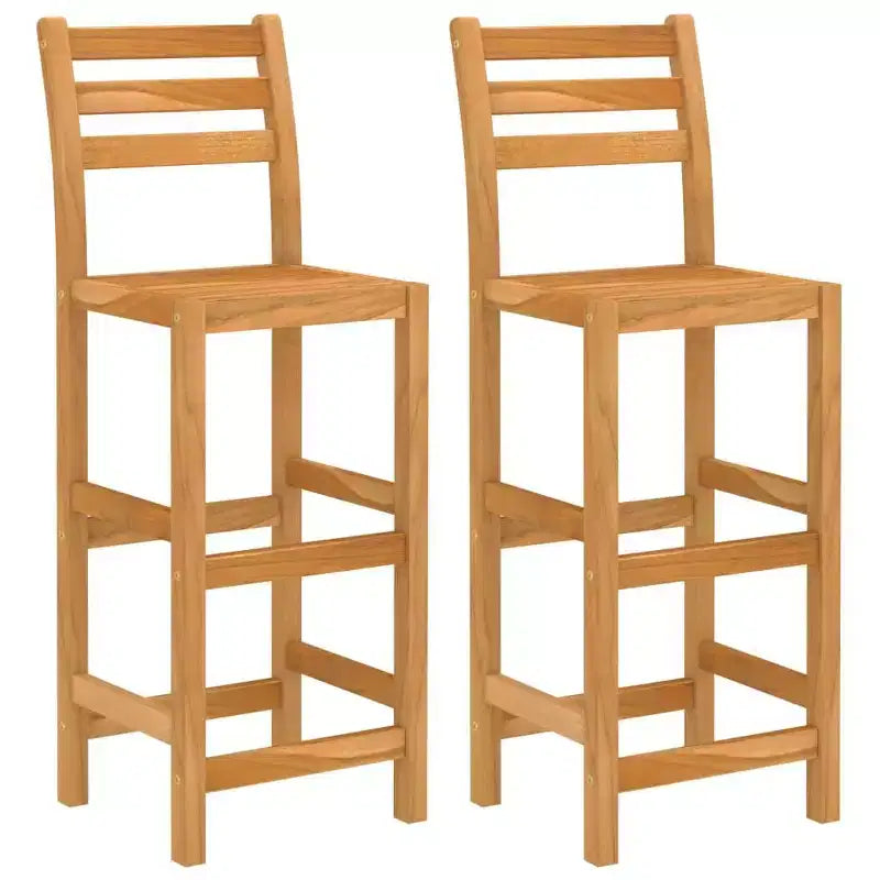 vidaXL Outdoor Bar Set Natural wood Solid acacia wood One size Durable