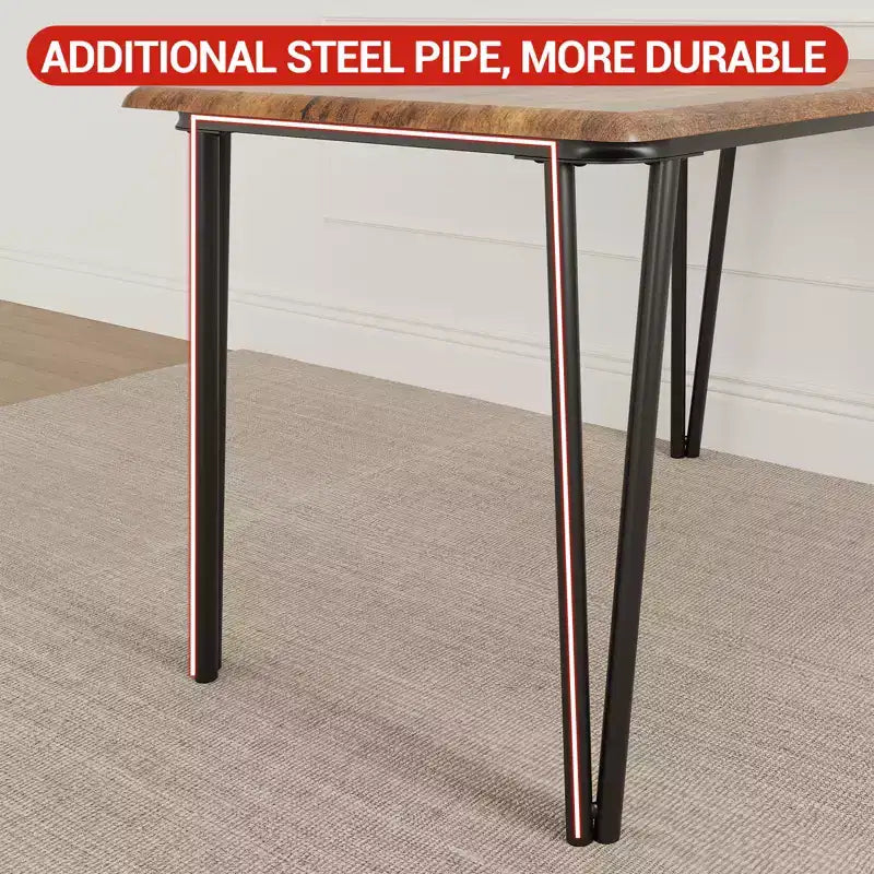 Dining Table for 4,Small Table & Chairs Set of 4,Square Dinette Set for 4,5 Piece Kitchen & Dining Room Sets for Small Space,Apartment,Home Office