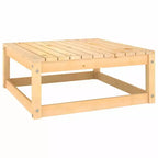 vidaXL Patio Lounge Set Outdoor Sofas with Cushions Solid Wood Pine - Natural With Cushion
