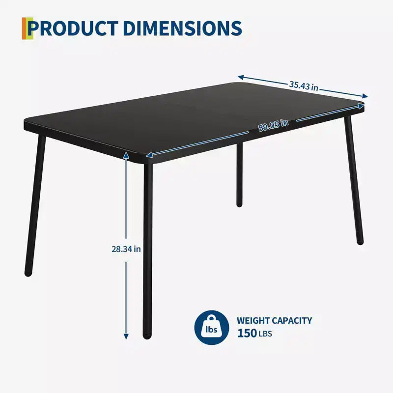 7-delige eettafelset voor buiten met grijze kussens, tafel met blad van gehard glas en weerbestendige PE-wickerstoelen voor terras, tuin of zwembad
