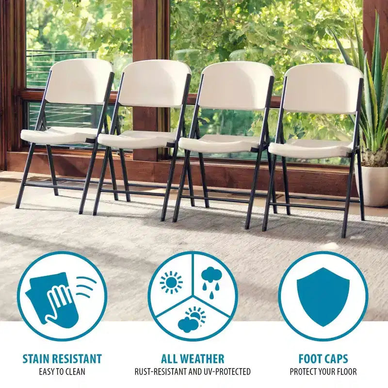 Lifetime 60-Inch Round Table and Chair Set