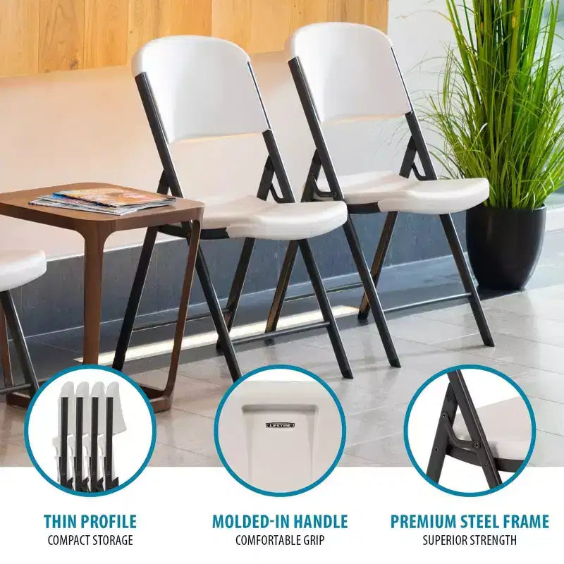 Lifetime 60-Inch Round Table and Chair Set