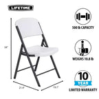 Lifetime 60-Inch Round Table and Chair Set