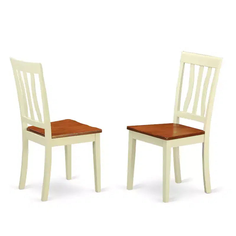 Round Kitchen Dinette Set - 42 Inch Table & 4 Chairs - Dining Room Table Set