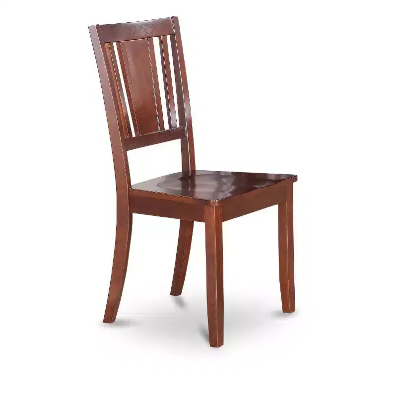 5-delige Eetkamerset - Ronde Tafel van 36 en 4 Houten Stoelen - Eclectische Stijl