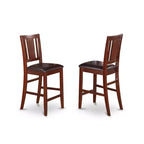 Counter Height Dining Set - 5 Piece Table & Chairs - Modern Kitchen Set - 36x36 Inch Square Table