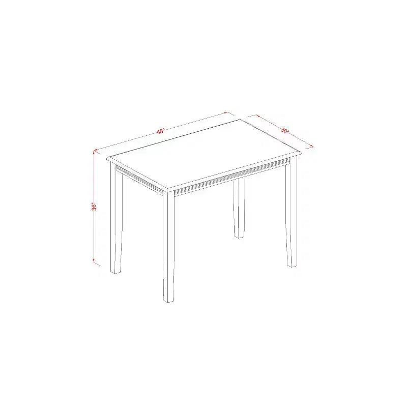 Counter Height Dining Set - 5 Piece Table & Chair Set - Modern Kitchen Furniture