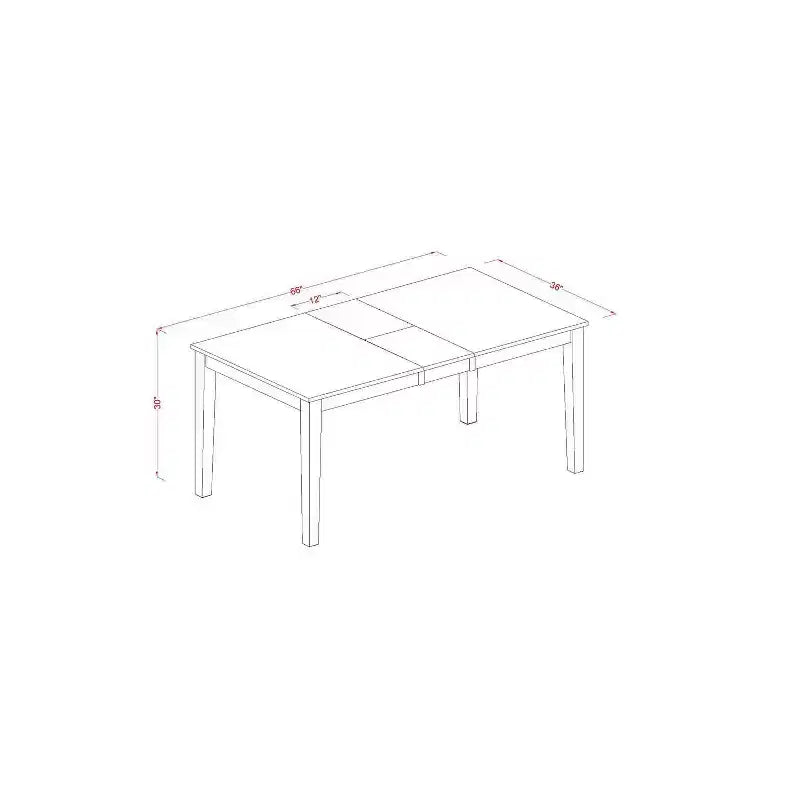 Rococo-eetkamerset - keukentafel en stoelen - elegant ontwerp