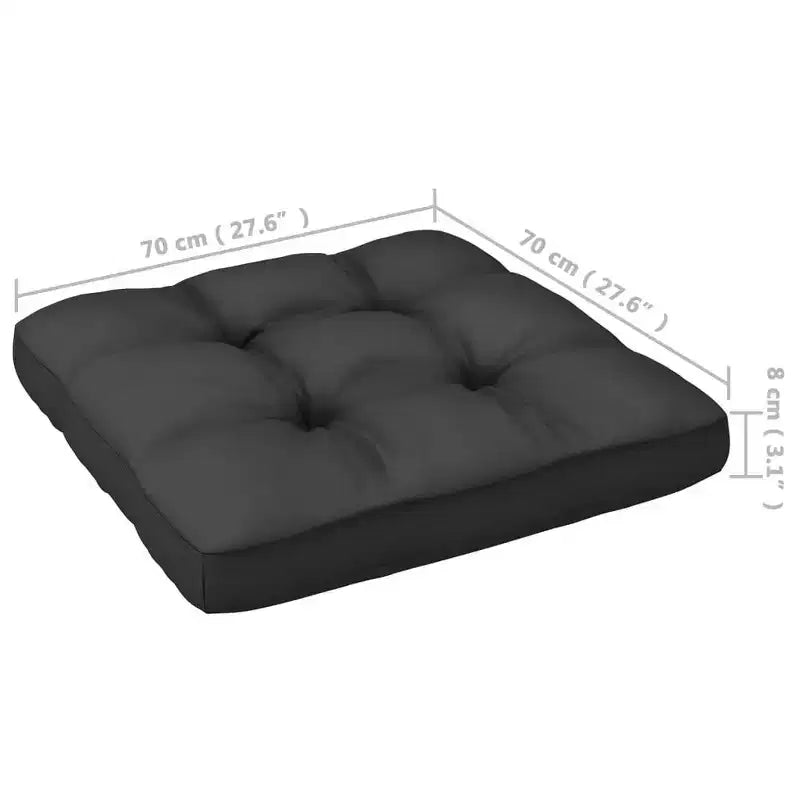 vidaXL tuin-eetset met buitenstoelen en kussens