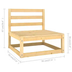 vidaXL tuin-eetset met buitenstoelen en kussens