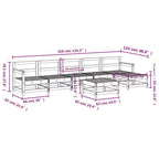 vidaXL Garden Lounge Set Pine Solid Pine Wood Large Modular
