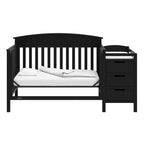 4-in-1 Convertible Crib and Changer with Attached Changing Table