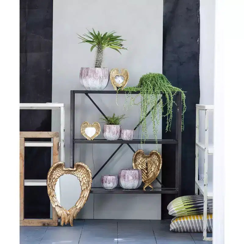 Golden Wing Decorative Wall Mirror