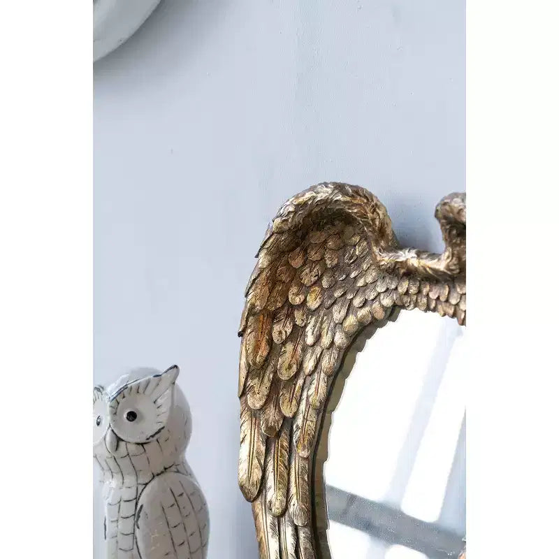 Golden Wing Decorative Wall Mirror