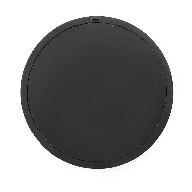20-Inch Round Wall Mirror with Mango Wood Frame