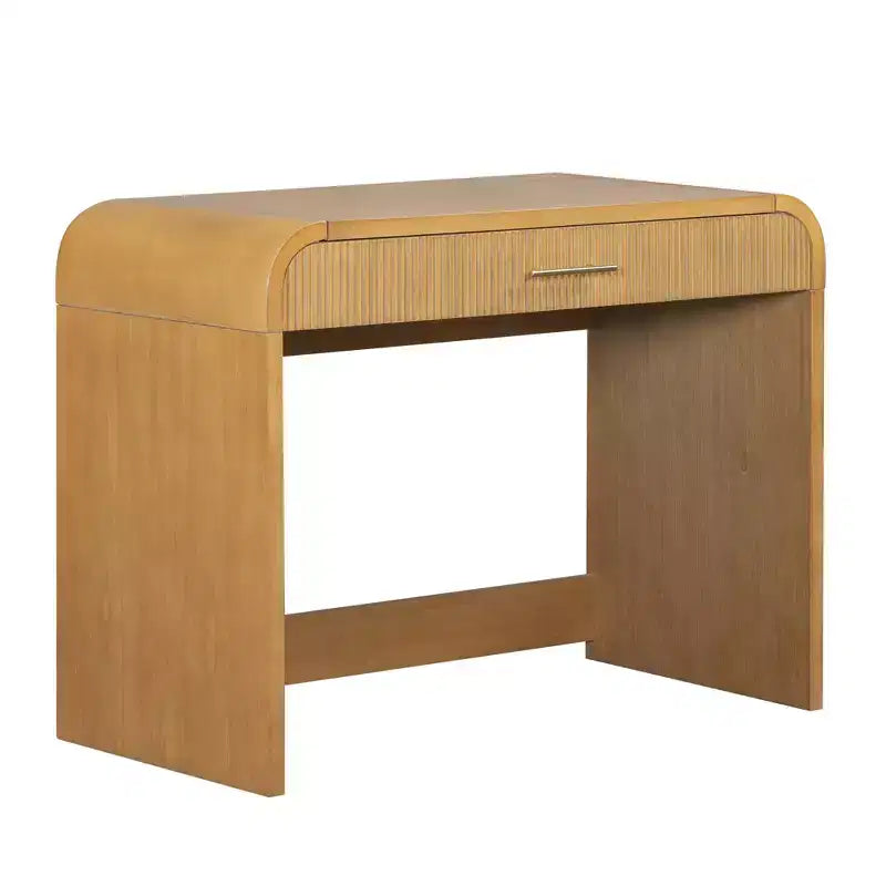 Makeup Vanity Table with Lighted Mirror and Drawer