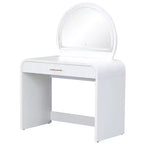 Makeup Vanity Table with Lighted Mirror and Drawer