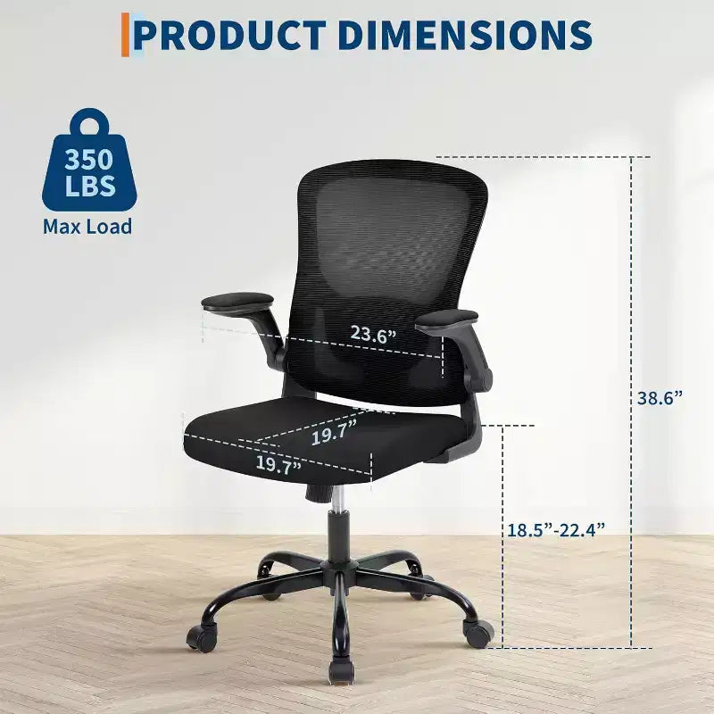 Ergonomic Mesh Office Chair with Adjustable Lumbar Support