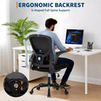 Ergonomic Mesh Office Chair with Adjustable Lumbar Support