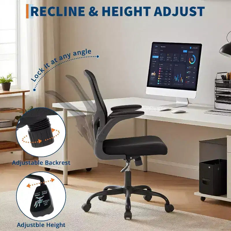 Ergonomic Mesh Office Chair with Adjustable Lumbar Support