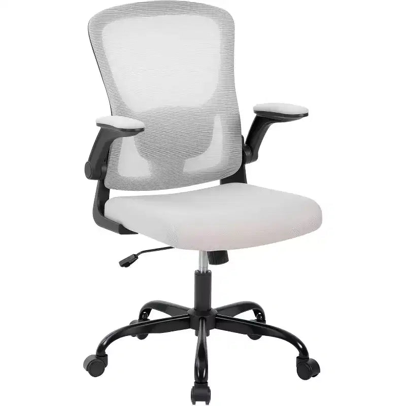 Ergonomic Mesh Office Chair,Adjustable Lumbar Support,Turn Over-Up Arms,High Back Swivel Desk Chair,Rolling Executive Task Chair for Home Office