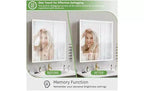 30" Modern Metal Medicine Cabinet with Mirror, LED Lights and 3 Color Temperatures