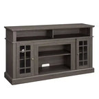 58-Inch TV Stand with Cabinet and Open Shelves
