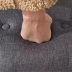 48-Inch Tufted Storage Ottoman Bench with Safety Hinge