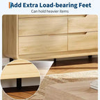 6-Drawer Dresser with Wide Storage, 47 Inch