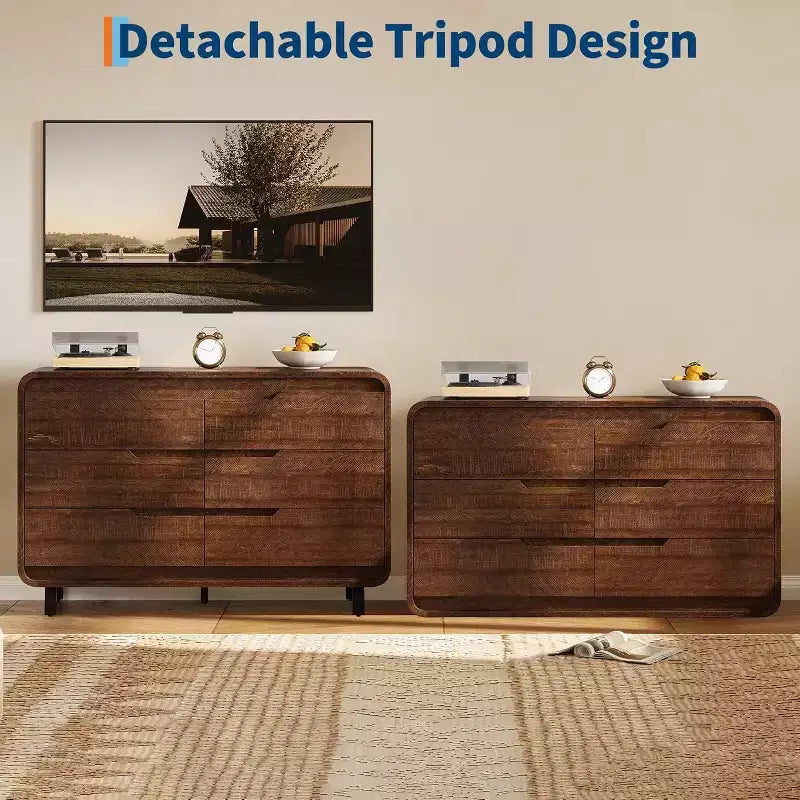 6-Drawer Dresser with Wide Storage, 47 Inch