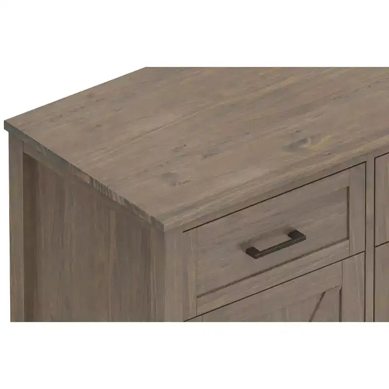 54-Inch Transitional Sideboard Buffet in Smoky Brown