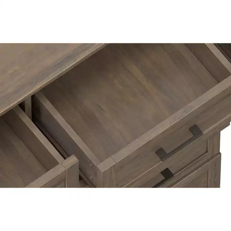 54-Inch Transitional Sideboard Buffet in Smoky Brown